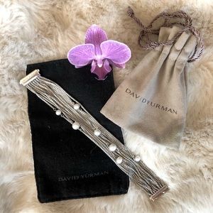 David Yerman Pearl Strand Bracelet